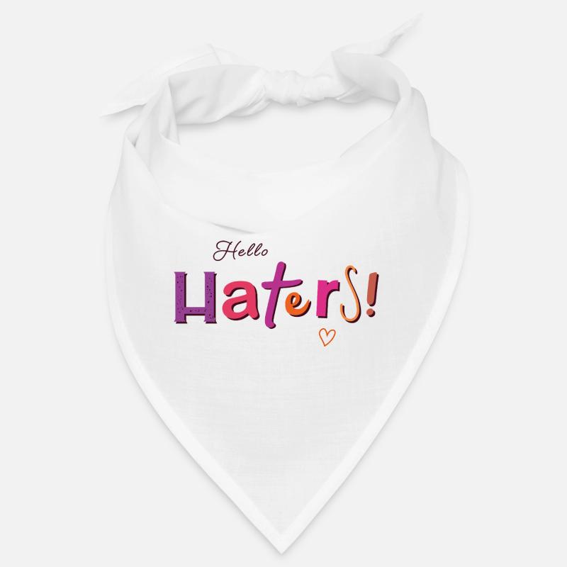 Hello Haters! Cooler Spruch Bandana