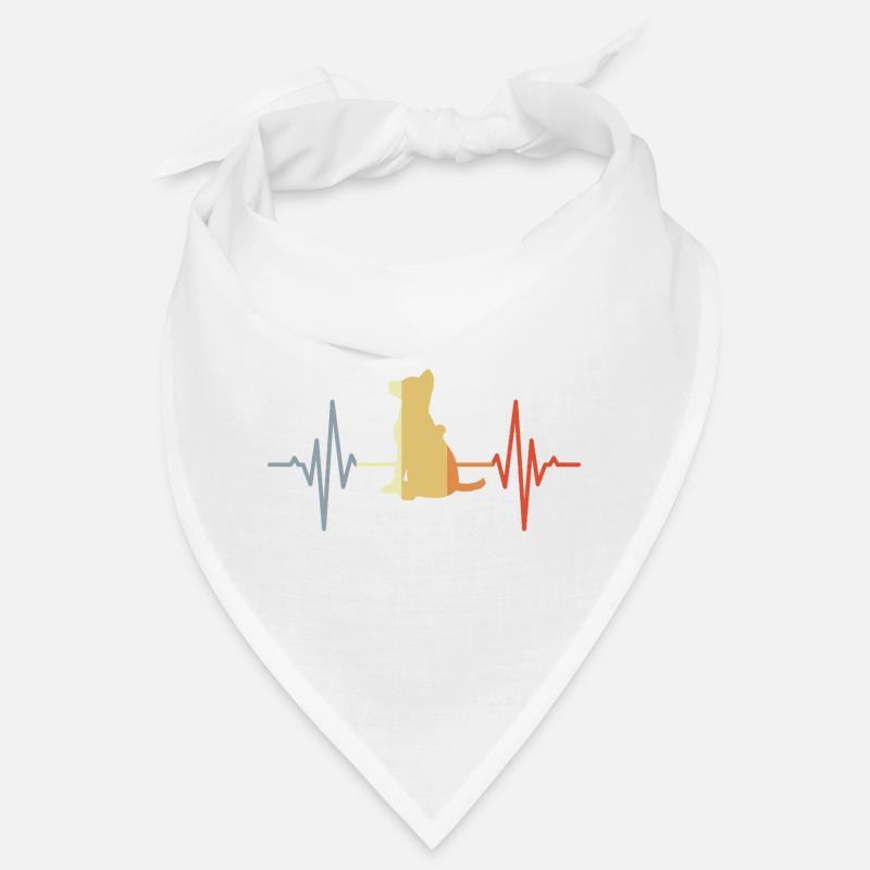 German Shepherd ECG Heartline Bandana