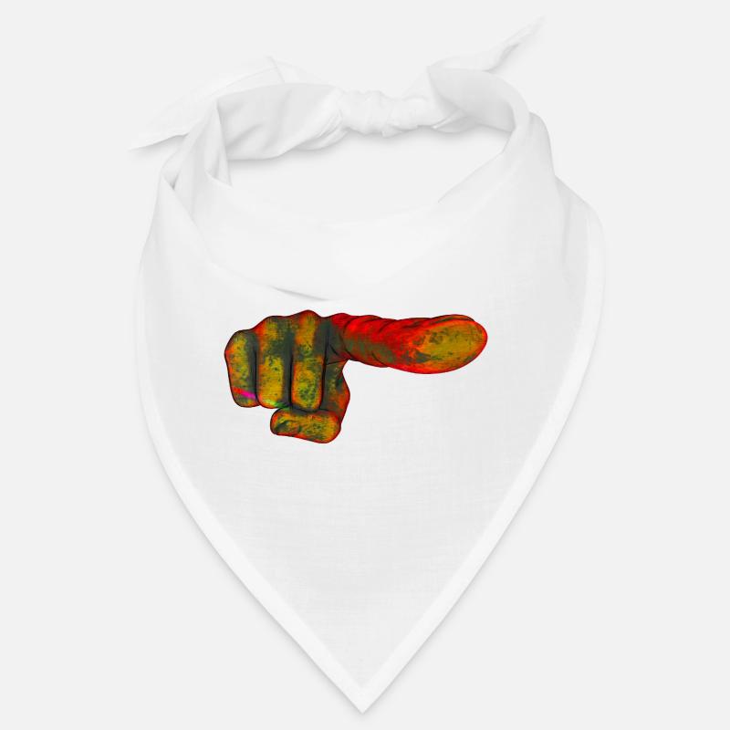 Color explosion index finger Bandana
