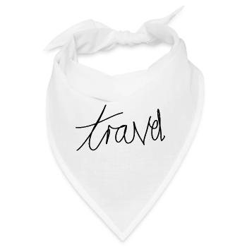 reisen - Bandana - Weiß - Vorne