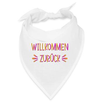 Rückkehr - Willkommen zurück - Bandana - Weiß - Vorne
