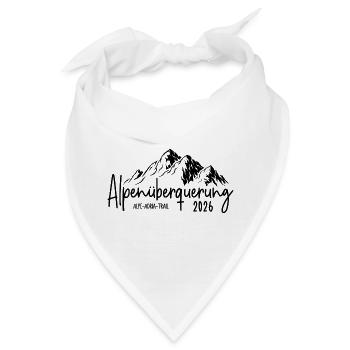 Alpenüberquerung 2026 Alpe Adria Trail - Bandana - Weiß - Vorne