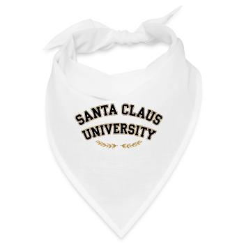 Santa Claus Universität Emblem - Bandana - Weiß - Vorne