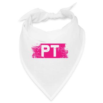 Thysical therapy PT Physiotherapie Physiotherapeut - Bandana - Weiß - Vorne