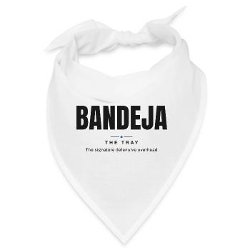 Bandeja — Das Brett | Echter Padel-Wortschatz - Bandana - Weiß - Vorne