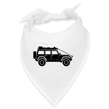 Jeep-Rubicon - Bandana - Weiß - Vorne