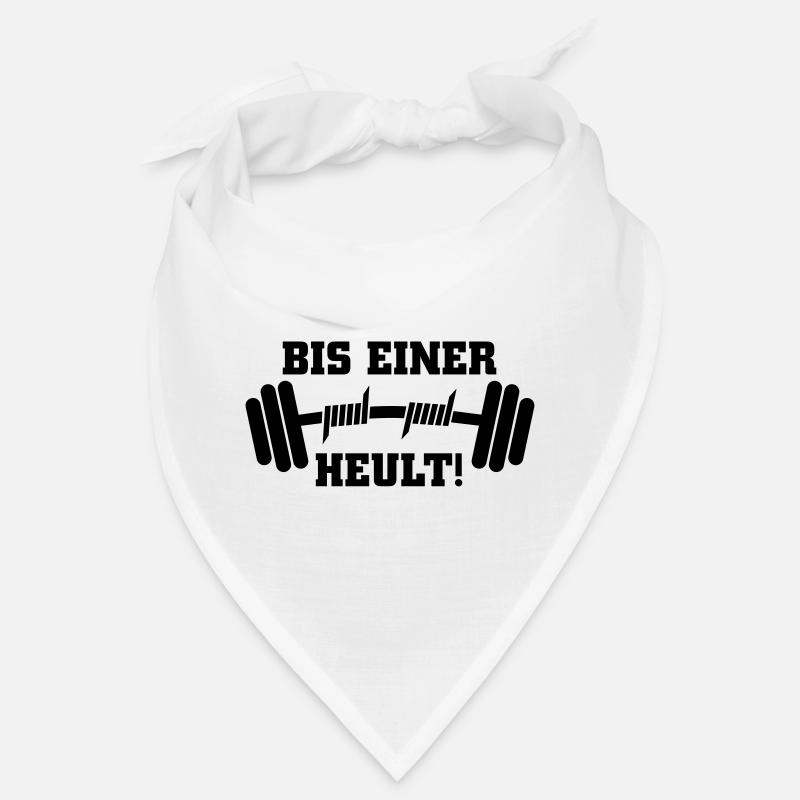 Bis einer heult Hantel Bandana