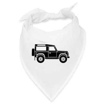 Defender D90 - Bandana - Weiß - Vorne