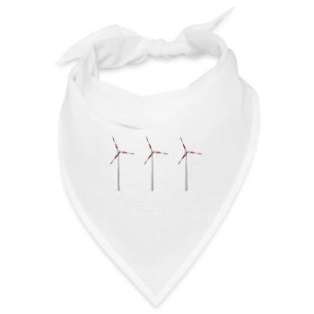 windrad - Bandana - Weiß - Vorne