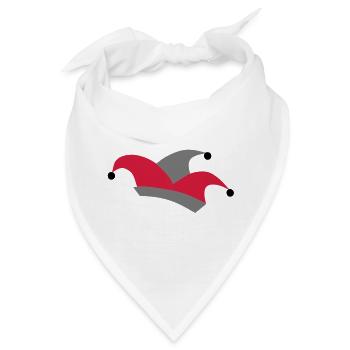karneval - Bandana - Weiß - Vorne