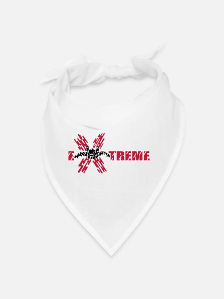 skydiver extreme - Bandana - white - Front