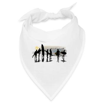 surfing - Bandana - Weiß - Vorne