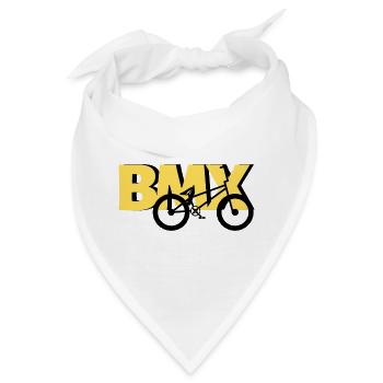 BMX Stunt Shirt – Yellow Edition - Bandana - Weiß - Vorne