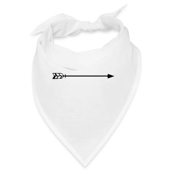 pfeil - Bandana - Weiß - Vorne