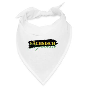 Sächsisch Dynamite - Bandana - Weiß - Vorne