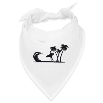 Surfer/surfen - Bandana - Weiß - Vorne