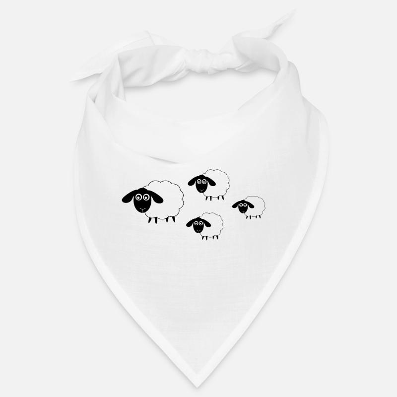 Sheep Sheep Lamb - Bandana - white
