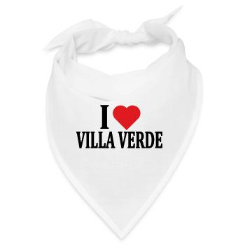 I love Villa Verde T-Shirt Sardinien T-Shirt - Bandana - Weiß - Vorne