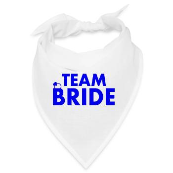 Team bride - Bandana - Weiß - Vorne
