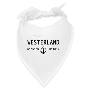 Westerland - Bandana - Weiß - Vorne