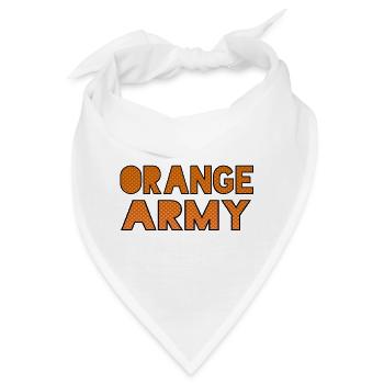Die orange Legion für echte Fans der Niederlande * - Bandana - Weiß - Vorne