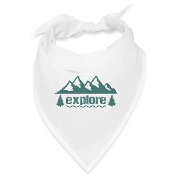 explore - Bandana - Weiß - Vorne