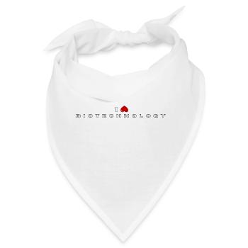 Ich hasse Biotechnologie - Bandana - Weiß - Vorne