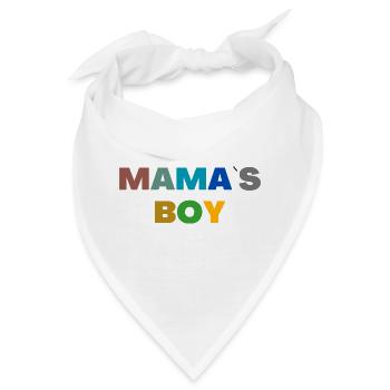 Mama`s Boy - Bandana - Weiß - Vorne