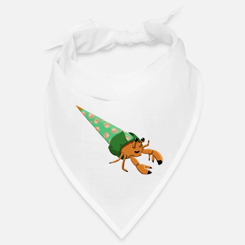 Hermit Crab School Cone Bandana