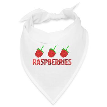 RASPBERRIES - Bandana - Weiß - Vorne