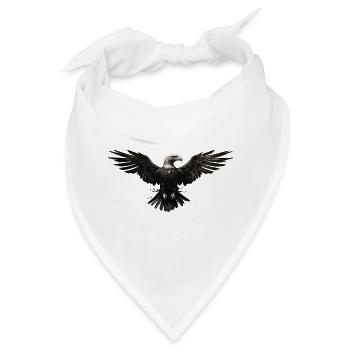 Adler - Bandana - Weiß - Vorne