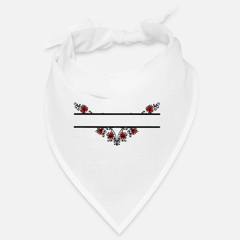 Bannière décorative de fleur Bandana