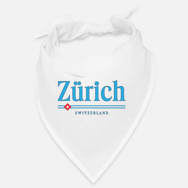 Zurich Blue Stripe Logo Bandana