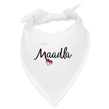 Maadla - Bandana - Weiß - Vorne