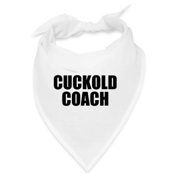 Cuckold coach - Bandana - Weiß - Vorne