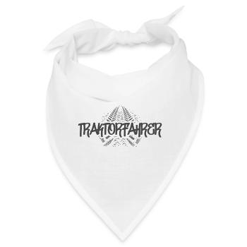 Traktorfahrer - Bandana - Weiß - Vorne