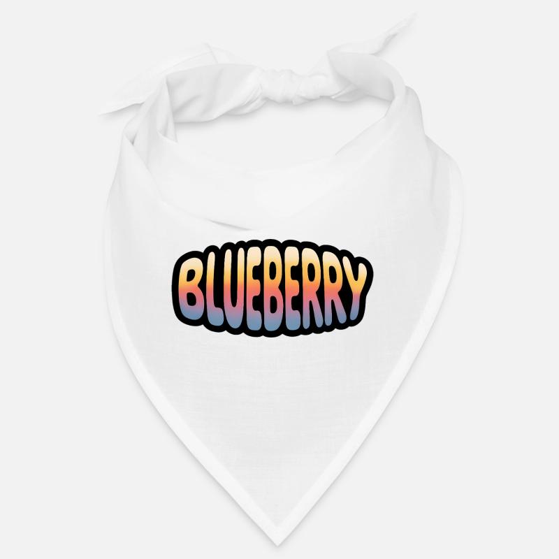 Blueberry - Cool Fruit Logo Bandana