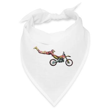 Motocross Freestyle - Bandana - Weiß - Vorne