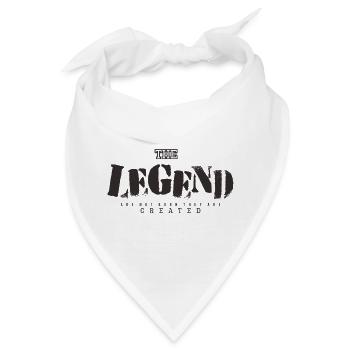 Legenden sind unsterblich auf Kleidung - Bandana - Weiß - Vorne