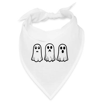 Geister - Bandana - Weiß - Vorne