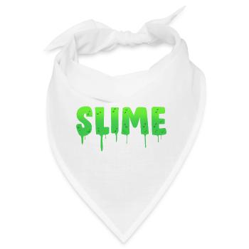 Schleimig Schleim Slime - Bandana - Weiß - Vorne