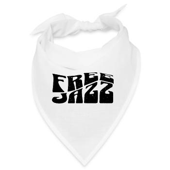 Free-Jazz-Logo - Bandana - Weiß - Vorne