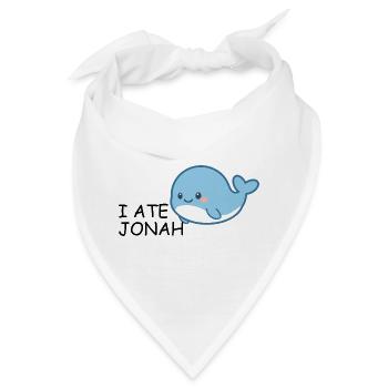 I Ate Jonah – Witziger Bibel Wal für Kinder - Bandana - Weiß - Vorne