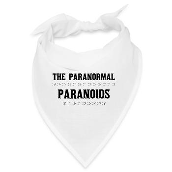 Paranormale Paranoide Braille-Tee - Bandana - Weiß - Vorne