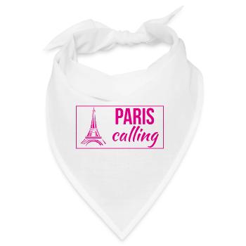 Paris Calling - Bandana - Weiß - Vorne