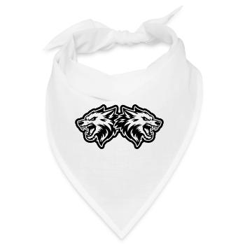 Wolf Rudel - Bandana - Weiß - Vorne