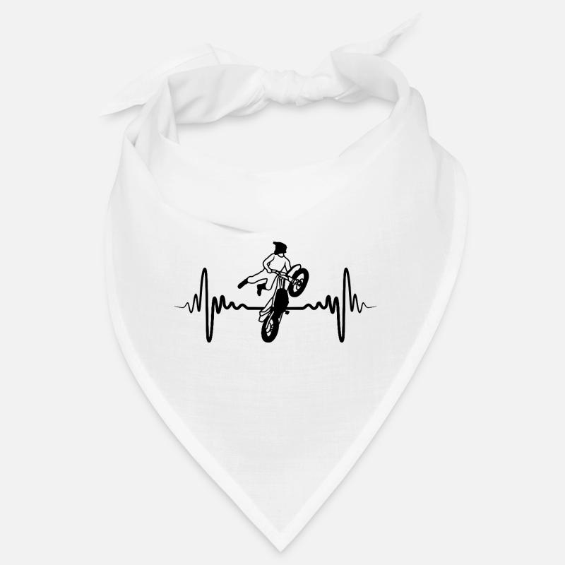 Motocross Heartbeat Bandana
