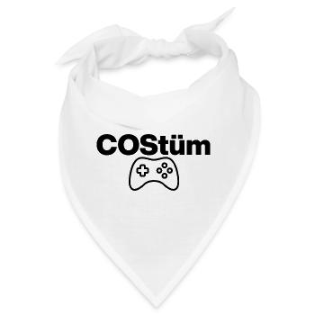DESIGN FÜR COSPLAYER KARNEVAL, NERDHUMOR, ZOCKER - Bandana - Weiß - Vorne