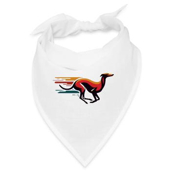 Galgo-Logo Nr12 - Bandana - Weiß - Vorne