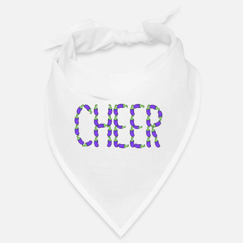 Eggplant cheer Bandana
